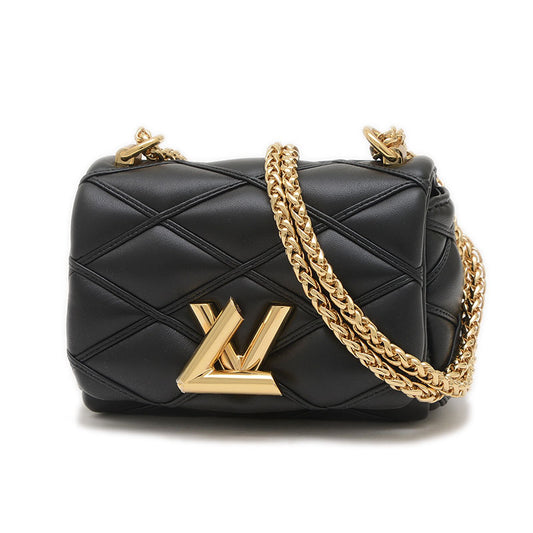 PICO GO-14 マルタージュ チェーンショルダーバッグ ラムレザー ブラック M23625 ショルダーバッグ