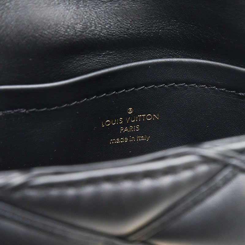 PICO GO-14 マルタージュ チェーンショルダーバッグ ラムレザー ブラック M23625 ショルダーバッグ