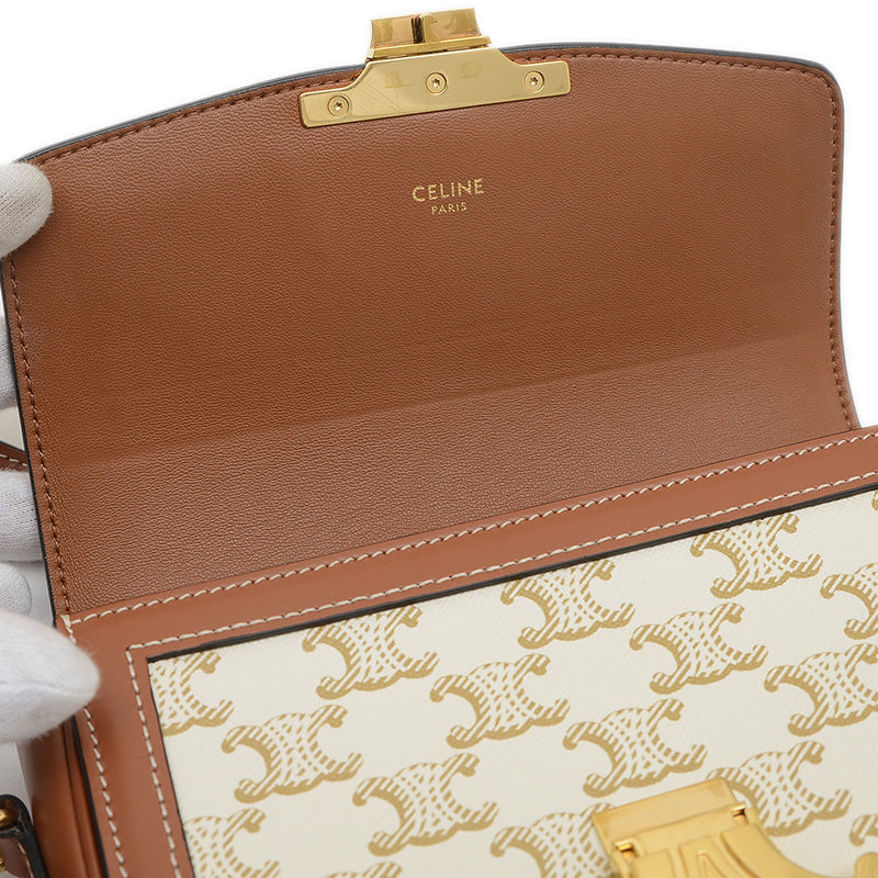 ティーン トリオンフ ショルダーバッグ ホワイト/タン 188882 ショルダーバッグ