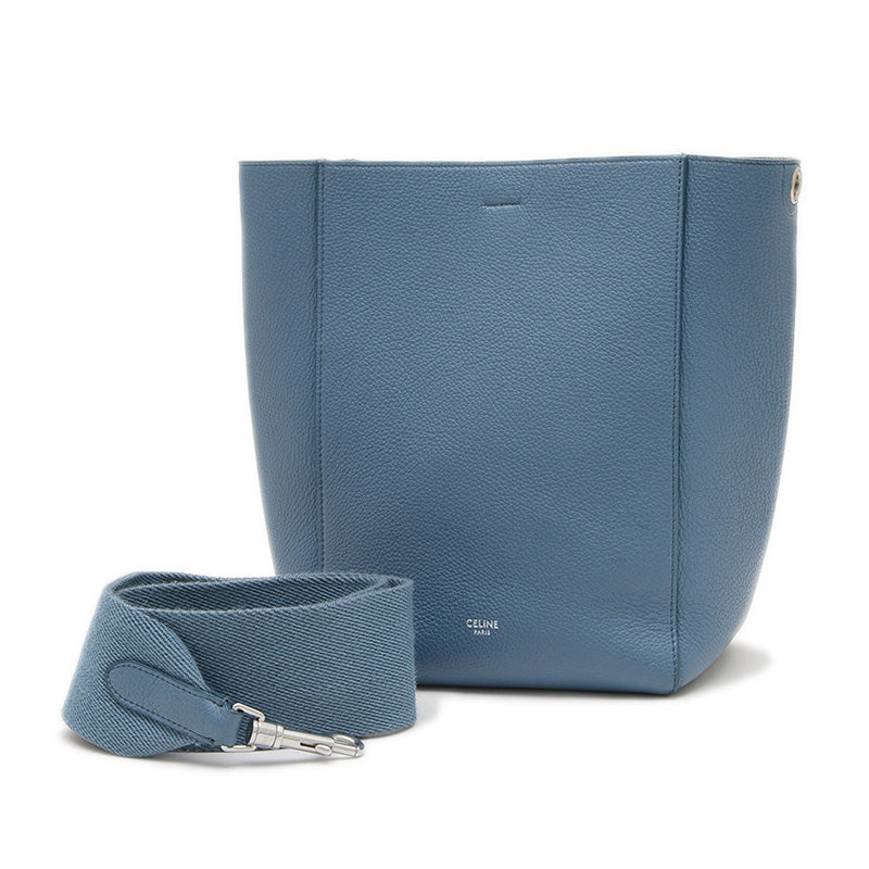 サングル バケット スモール ショルダーバッグ レザー ブルー 189303 ショルダーバッグ