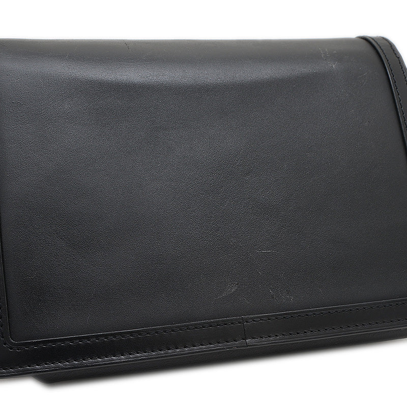 ドーフィーヌMM ショルダーバッグ レザー ブラック M55821 ショルダーバッグ