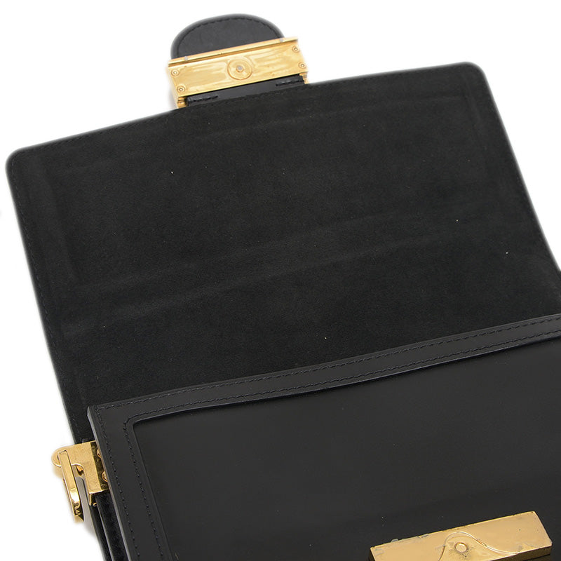 ドーフィーヌMM ショルダーバッグ レザー ブラック M55821 ショルダーバッグ