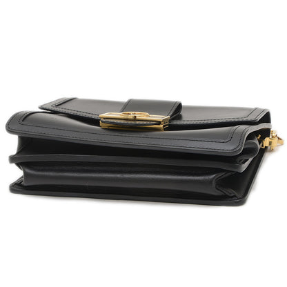 ドーフィーヌMM ショルダーバッグ レザー ブラック M55821 ショルダーバッグ