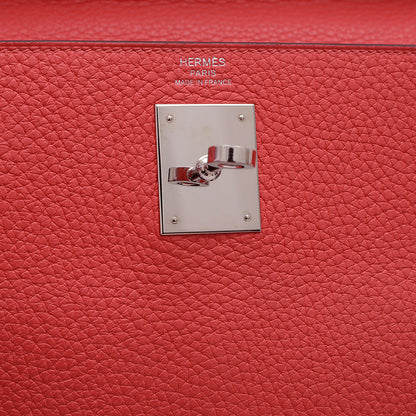 ケリー28 内縫い トリヨン ローズジャイプール シルバー金具 C刻印 ハンドバッグ