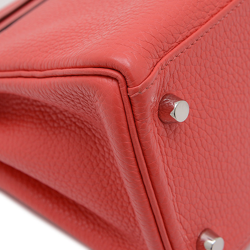 ケリー28 内縫い トリヨン ローズジャイプール シルバー金具 C刻印 ハンドバッグ