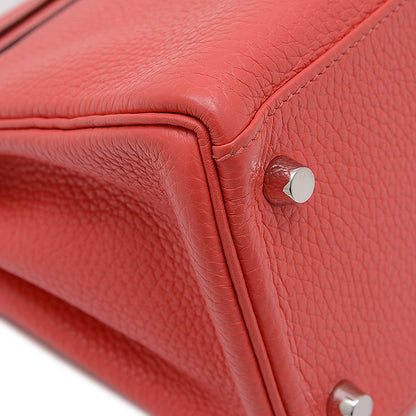 ケリー28 内縫い トリヨン ローズジャイプール シルバー金具 C刻印 ハンドバッグ