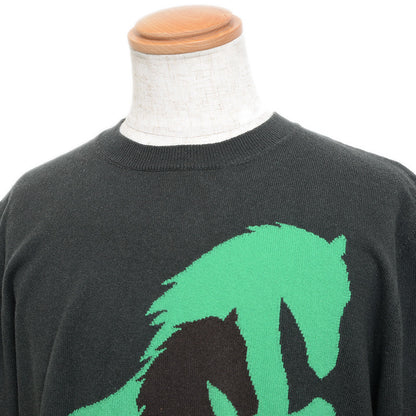 ニット カシミヤ チャコールグレー メンズ XLサイズ ニット