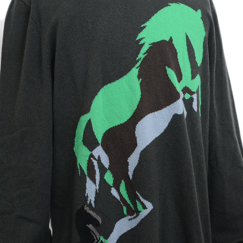 ニット カシミヤ チャコールグレー メンズ XLサイズ ニット