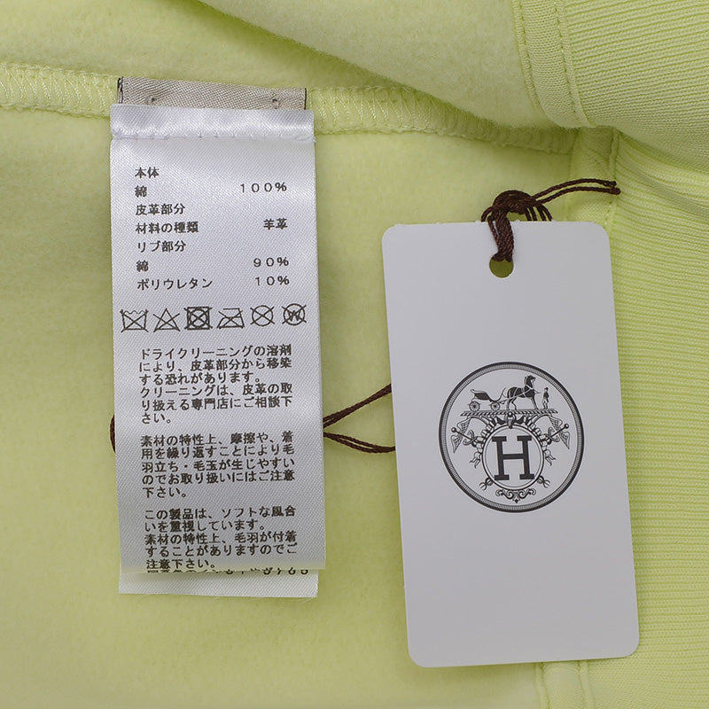 ラウンドネック スウェット トレーナー コットン イエロー メンズ XLサイズ スウェット