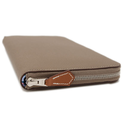 アザップロング シルクイン 長財布 エプソン エトゥープ W刻印 長財布