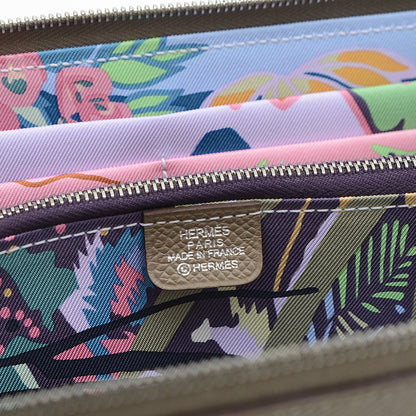 アザップロング シルクイン 長財布 エプソン エトゥープ W刻印 長財布