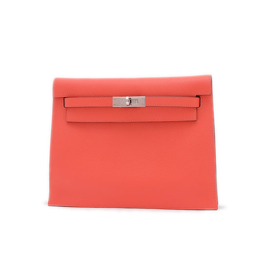 ケリーダンス エバーカラー オレンジフィールド シルバー金具 W刻印 ショルダーバッグ