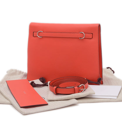 ケリーダンス エバーカラー オレンジフィールド シルバー金具 W刻印 ショルダーバッグ