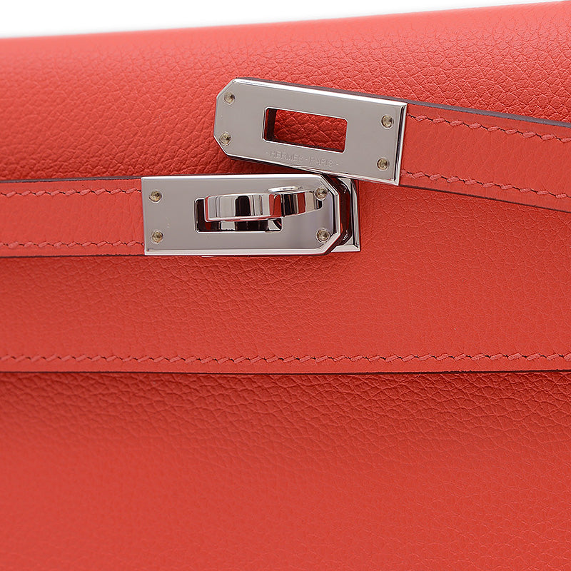 ケリーダンス エバーカラー オレンジフィールド シルバー金具 W刻印 ショルダーバッグ