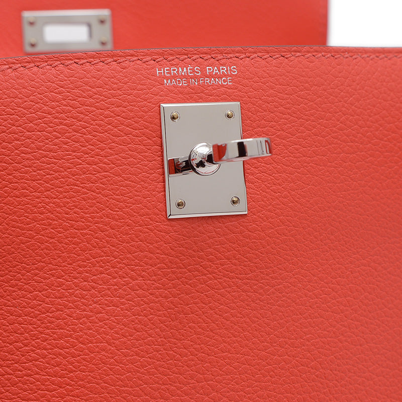 ケリーダンス エバーカラー オレンジフィールド シルバー金具 W刻印 ショルダーバッグ