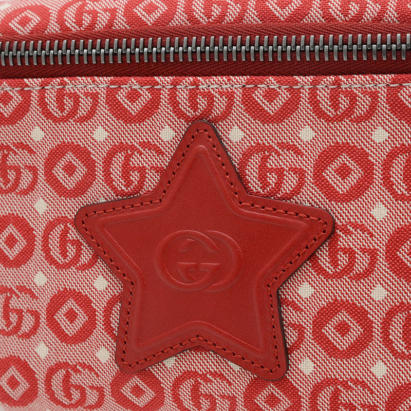 チルドレンズ ウエストバッグ スター キャンバス レッド 502095 ウエストバッグ