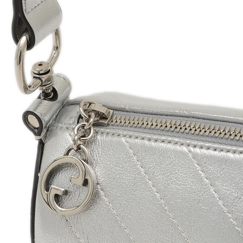 ブロンディ ショルダーバッグ レザー シルバー 760170 ショルダーバッグ