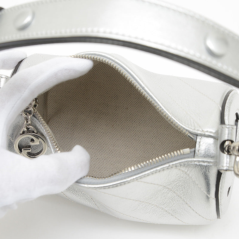 ブロンディ ショルダーバッグ レザー シルバー 760170 ショルダーバッグ