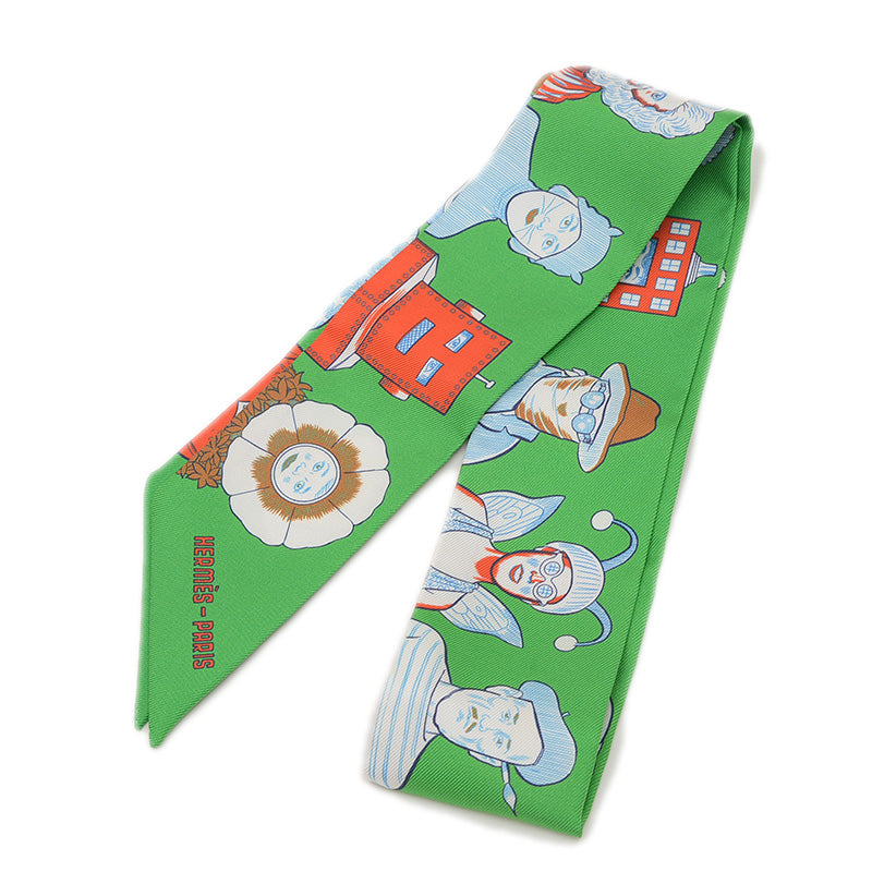 ツイリー ドレスコード Dress Code シルク ヴェールヴィフ/ブルー/ルージュ スカーフ