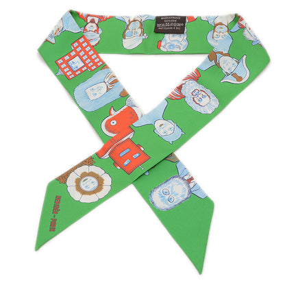 ツイリー ドレスコード Dress Code シルク ヴェールヴィフ/ブルー/ルージュ スカーフ