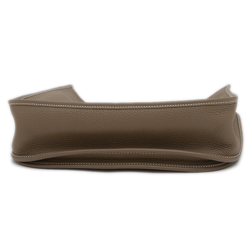 エブリン3 GM トリヨン エトゥープ シルバー金具 W刻印 ショルダーバッグ