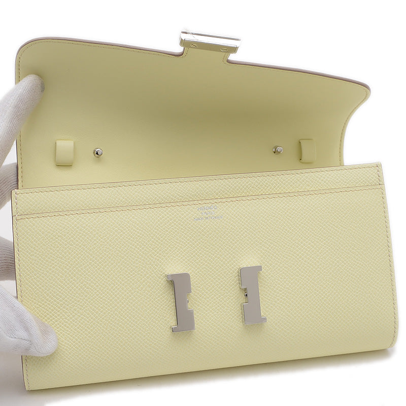 コンスタンストゥーゴー エプソン ジョーヌミルトン シルバー金具 W刻印 長財布