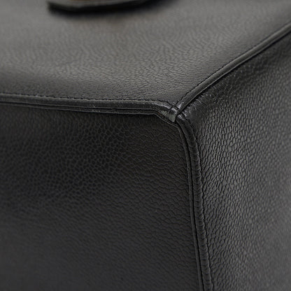 ココマーク バニティバッグ キャビアスキン ブラック A01999 バニティバッグ