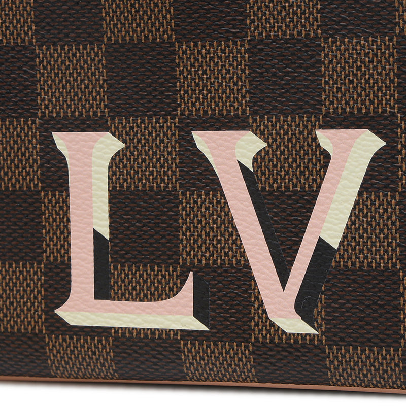 ダミエ ポシェット ドゥーブル ジップ チェーンショルダーバッグ N60254 ショルダーバッグ