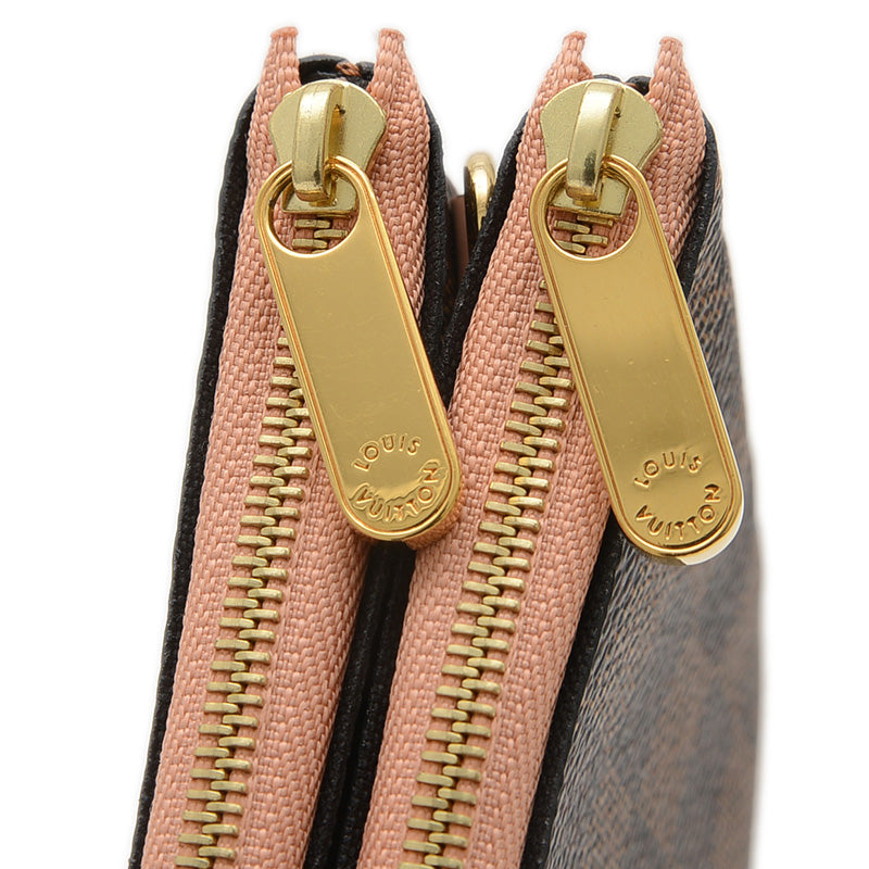 ダミエ ポシェット ドゥーブル ジップ チェーンショルダーバッグ N60254 ショルダーバッグ