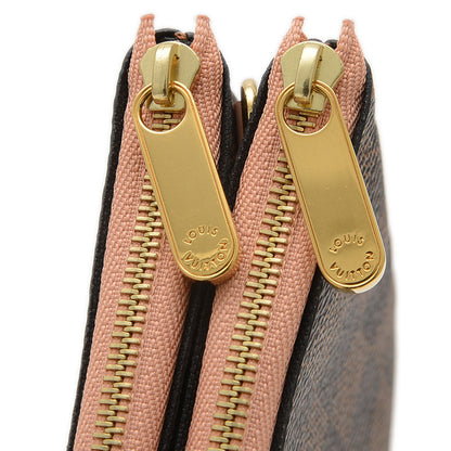 ダミエ ポシェット ドゥーブル ジップ チェーンショルダーバッグ N60254 ショルダーバッグ