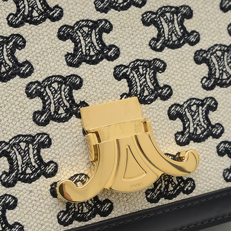 トリオンフ ティーン ショルダーバッグ ナチュラル/ブラック 188882BZ4 ショルダーバッグ