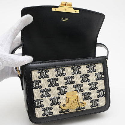 トリオンフ ティーン ショルダーバッグ ナチュラル/ブラック 188882BZ4 ショルダーバッグ