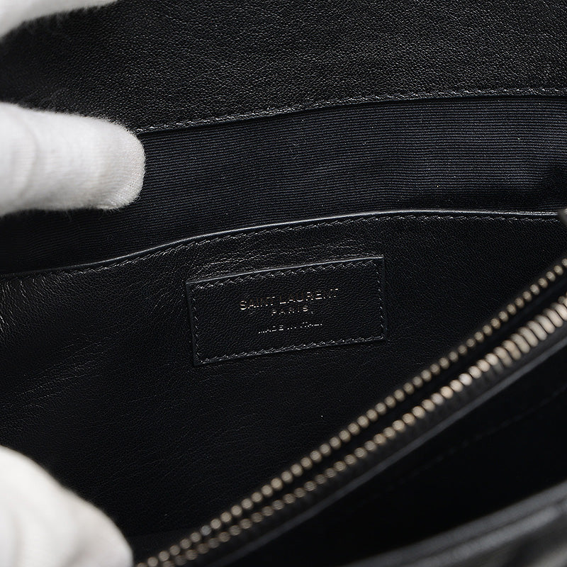 カレッジ 2WAYバッグ レザー ブラック 600278 ショルダーバッグ