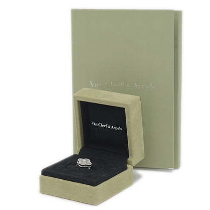 ヴィンテージアルハンブラ リング K18WG/ダイヤ/マザーオブパール VCARF48946 #46 リング・指輪