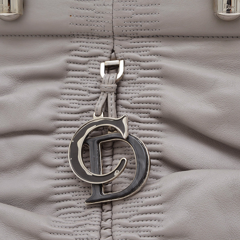 カレーニナ ハンドバッグ レザー グレー ハンドバッグ