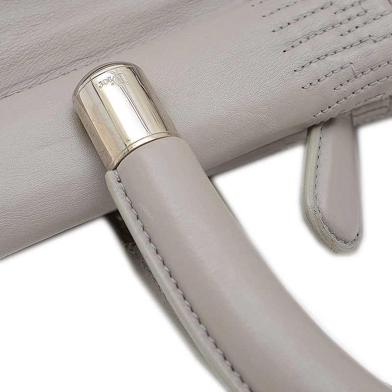 カレーニナ ハンドバッグ レザー グレー ハンドバッグ
