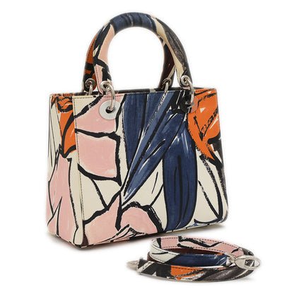 レディディオール カナージュ 2WAY バッグ ミディアム マルチカラー トートバッグ