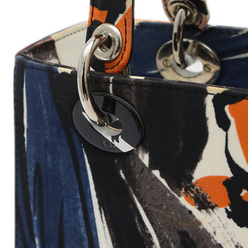 レディディオール カナージュ 2WAY バッグ ミディアム マルチカラー トートバッグ