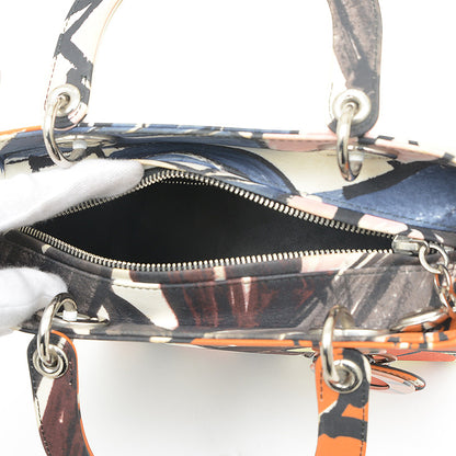 レディディオール カナージュ 2WAY バッグ ミディアム マルチカラー トートバッグ