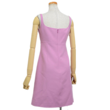 ノースリーブワンピース シルク混 パープル レディース 36サイズ 626851 ワンピース