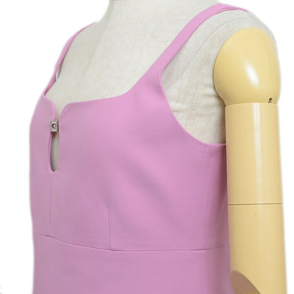 ノースリーブワンピース シルク混 パープル レディース 36サイズ 626851 ワンピース