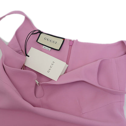 ノースリーブワンピース シルク混 パープル レディース 36サイズ 626851 ワンピース