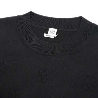 ニットワンピース シルク混 ブラック レディース 36サイズ ワンピース