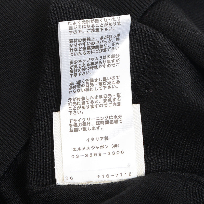 ニットワンピース シルク混 ブラック レディース 36サイズ ワンピース