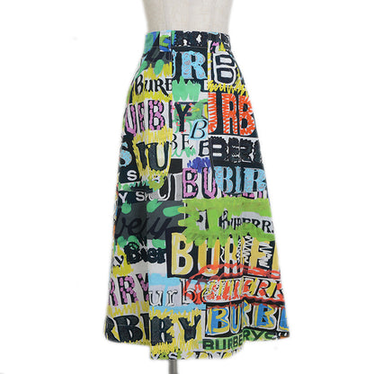 フレアスカート グラフィック コットン マルチカラー レディース 36サイズ 8001664 ロングスカート