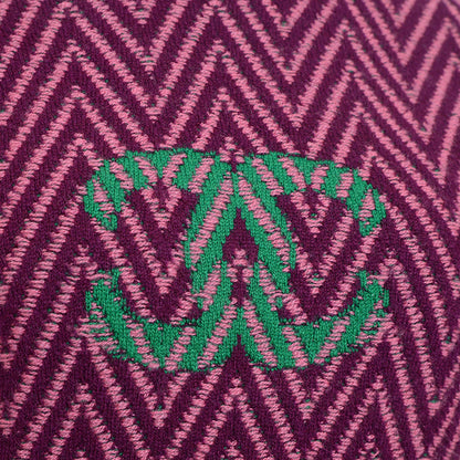 ニットワンピース ココマーク カシミヤ パープル レディース 34サイズ ワンピース