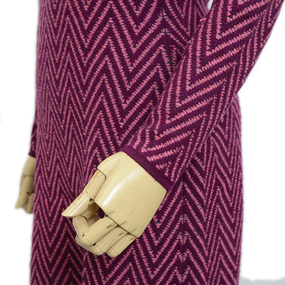 ニットワンピース ココマーク カシミヤ パープル レディース 34サイズ ワンピース