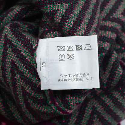 ニットワンピース ココマーク カシミヤ パープル レディース 34サイズ ワンピース