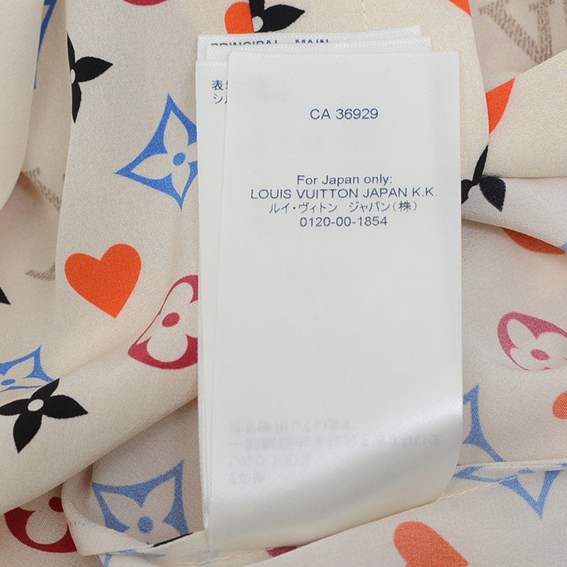 ゲームオン フリルボウタイ ブラウス シルク マルチカラー 34サイズ ブラウス