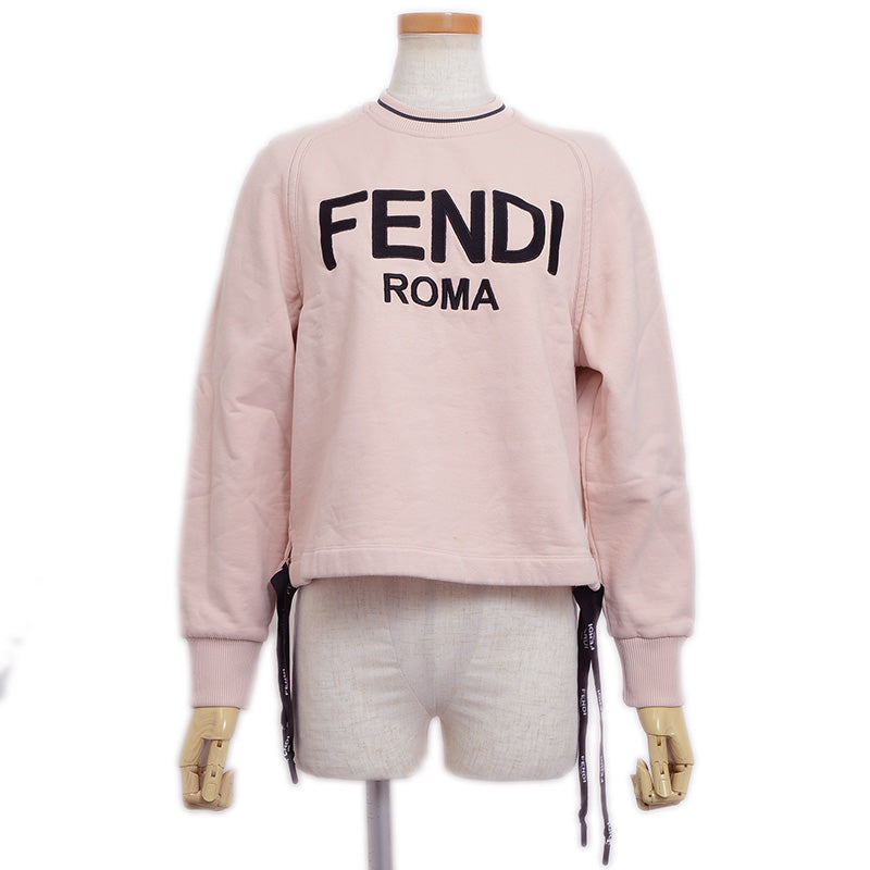 トレーナー ロゴ コットン ピンク レディス XXSサイズ スウェット